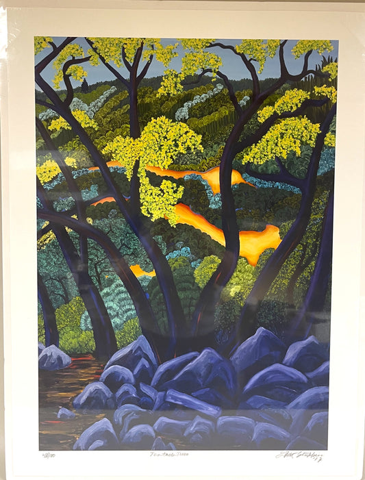 Lithograph- Tentacle Trees